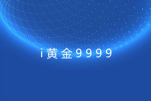 i黄金9999